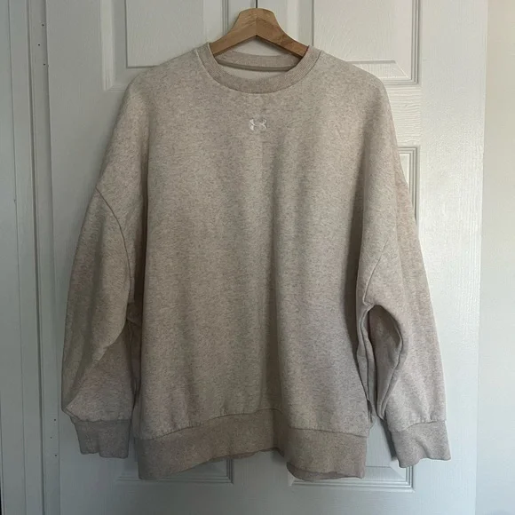 Under Armour Rival Fleece Oversized Sweatshirt - Picture 2 of 8